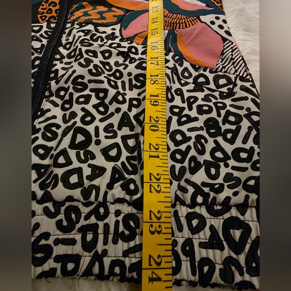 🐯 Adidas Printed – Floral Abstract | Zip-Up Track Jacket | XS - Picture 8 of 8